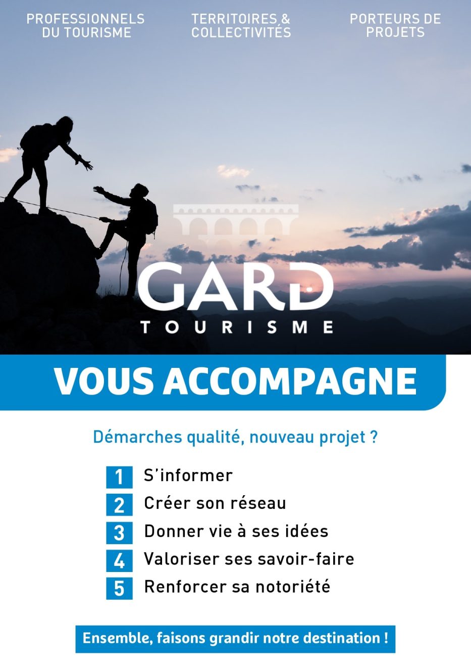 brochure gard tourisme vous accompagne