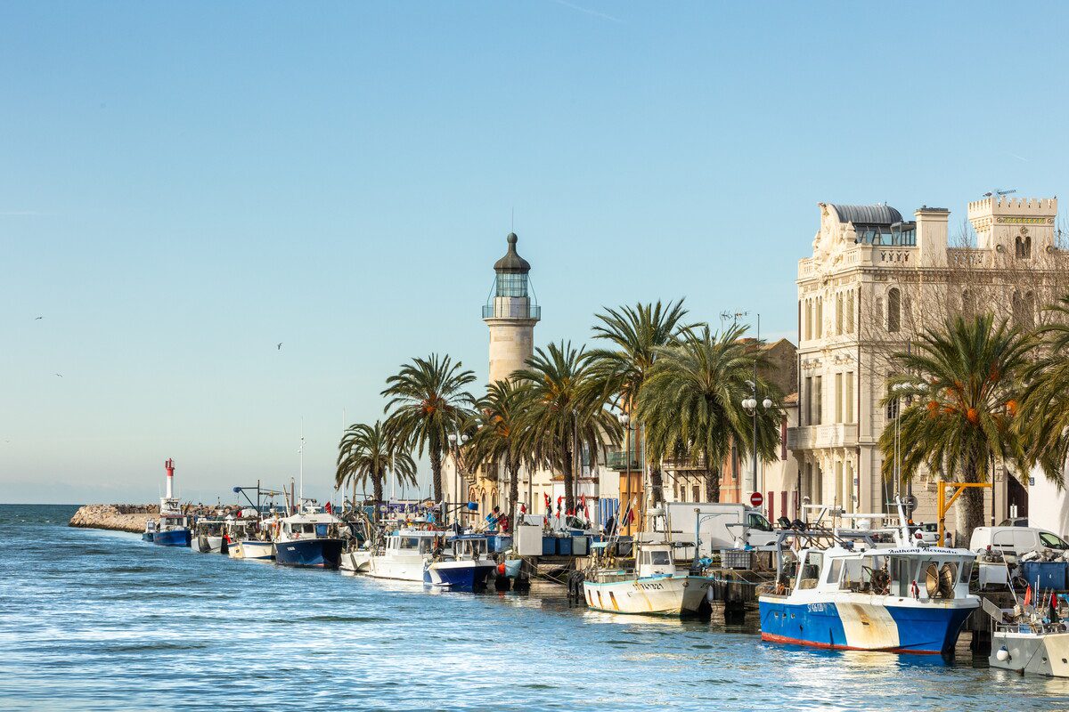 Le Grau du roi port Camargue port de peche